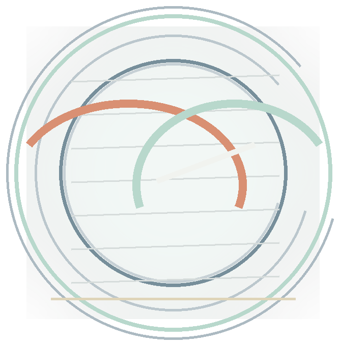 Abstract whale signal mark