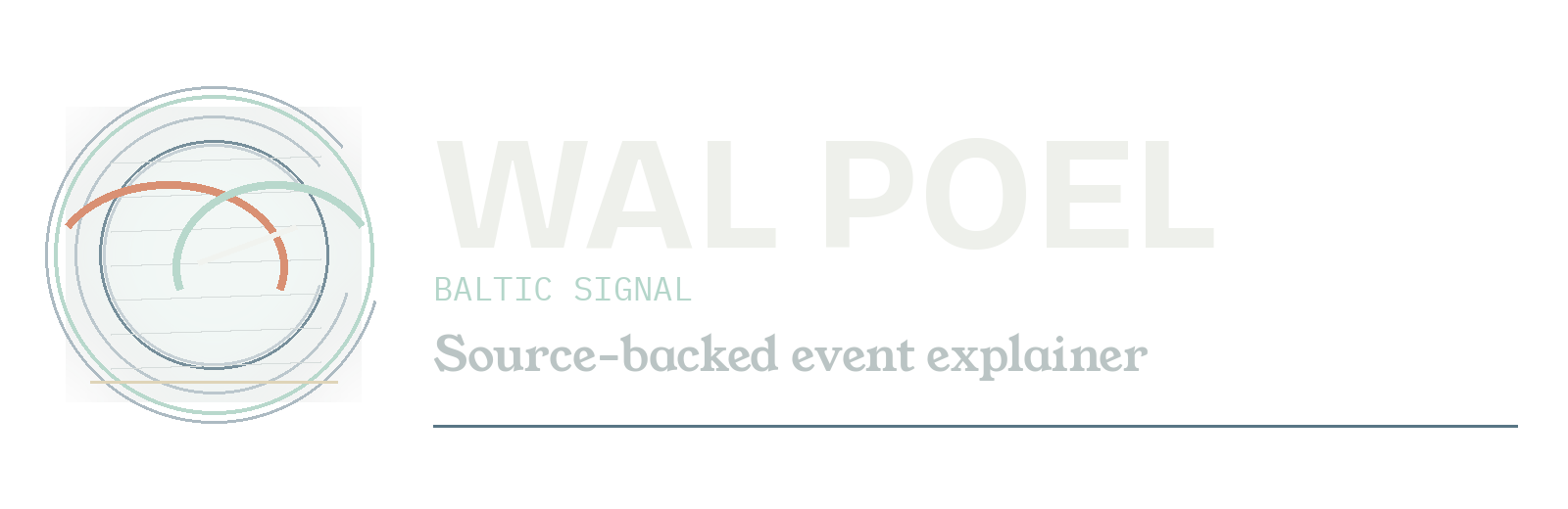 Wal Poel wordmark